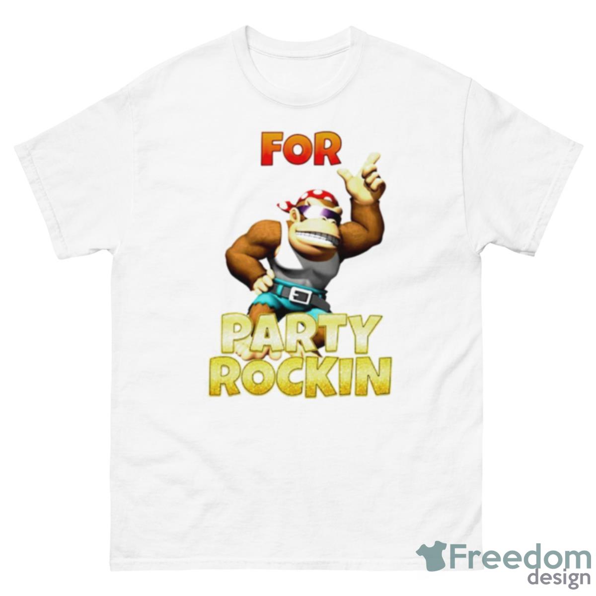 Monkey For Party Rocking Shirt - 500 Men’s Classic Tee Gildan