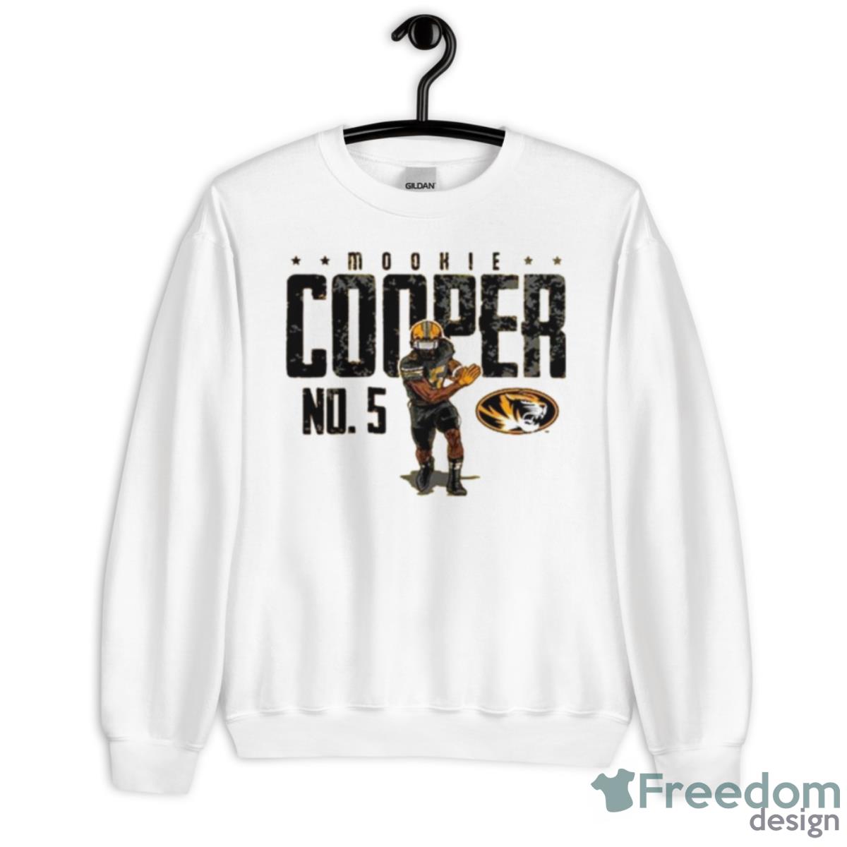Mookie Cooper No 5 Missouri Tigers Shirt - Unisex Heavy Blend Crewneck Sweatshirt