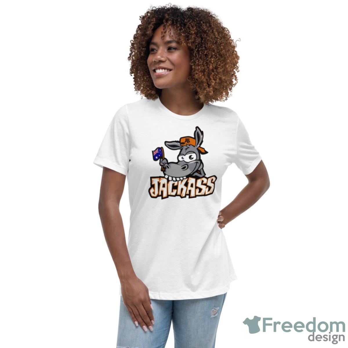 Motorcycle Racer Jackass 43 Miller Shirt - Womens Relaxed Short Sleeve Jersey Tee Motorcycle Racer Jackass 43 Miller Shirt - Womens Relaxed Short Sleeve Jersey Tee