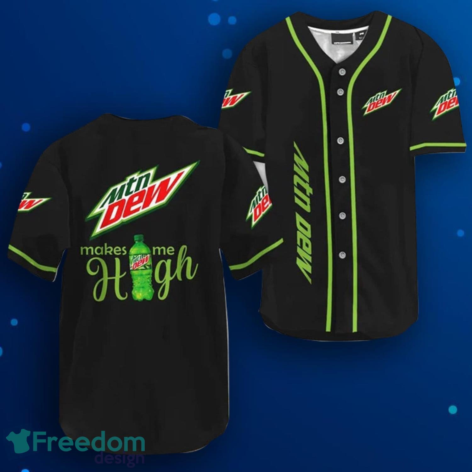 Mountain Dew Make Me High Baseball Jersey Product Photo 1