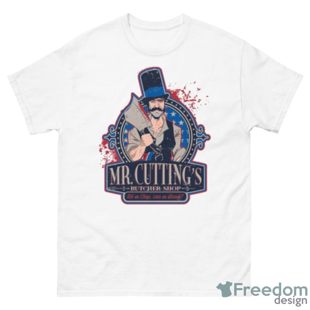 Mr Cutting’s Butcher Shop Shirt - 500 Men’s Classic Tee Gildan