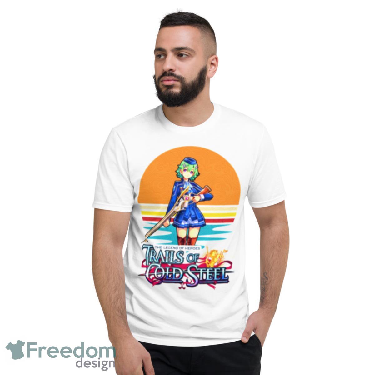 Musse Egret Retro Circle Trails Of Cold Steel Shirt - Short Sleeve T-Shirt