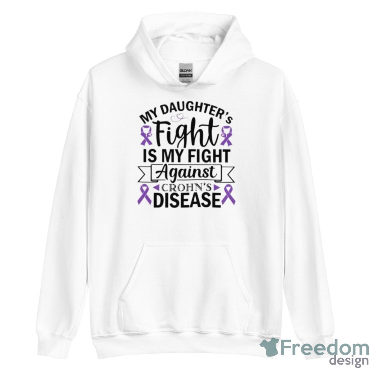 My Daughter’s Fight Is My Fight Against Crohn’s Disease Shirt - Unisex Heavy Blend Hooded Sweatshirt My Daughter’s Fight Is My Fight Against Crohn’s Disease Shirt - Unisex Heavy Blend Hooded Sweatshirt