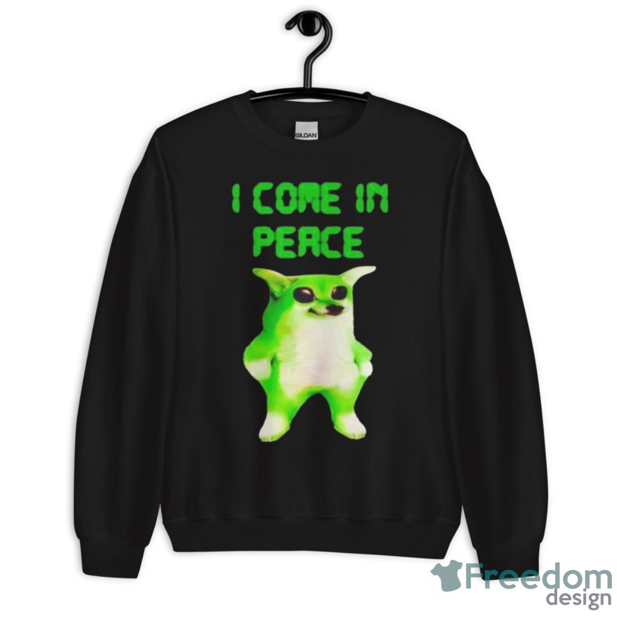 NAFO I Come In Peace Shirt - Unisex Crewneck Sweatshirt