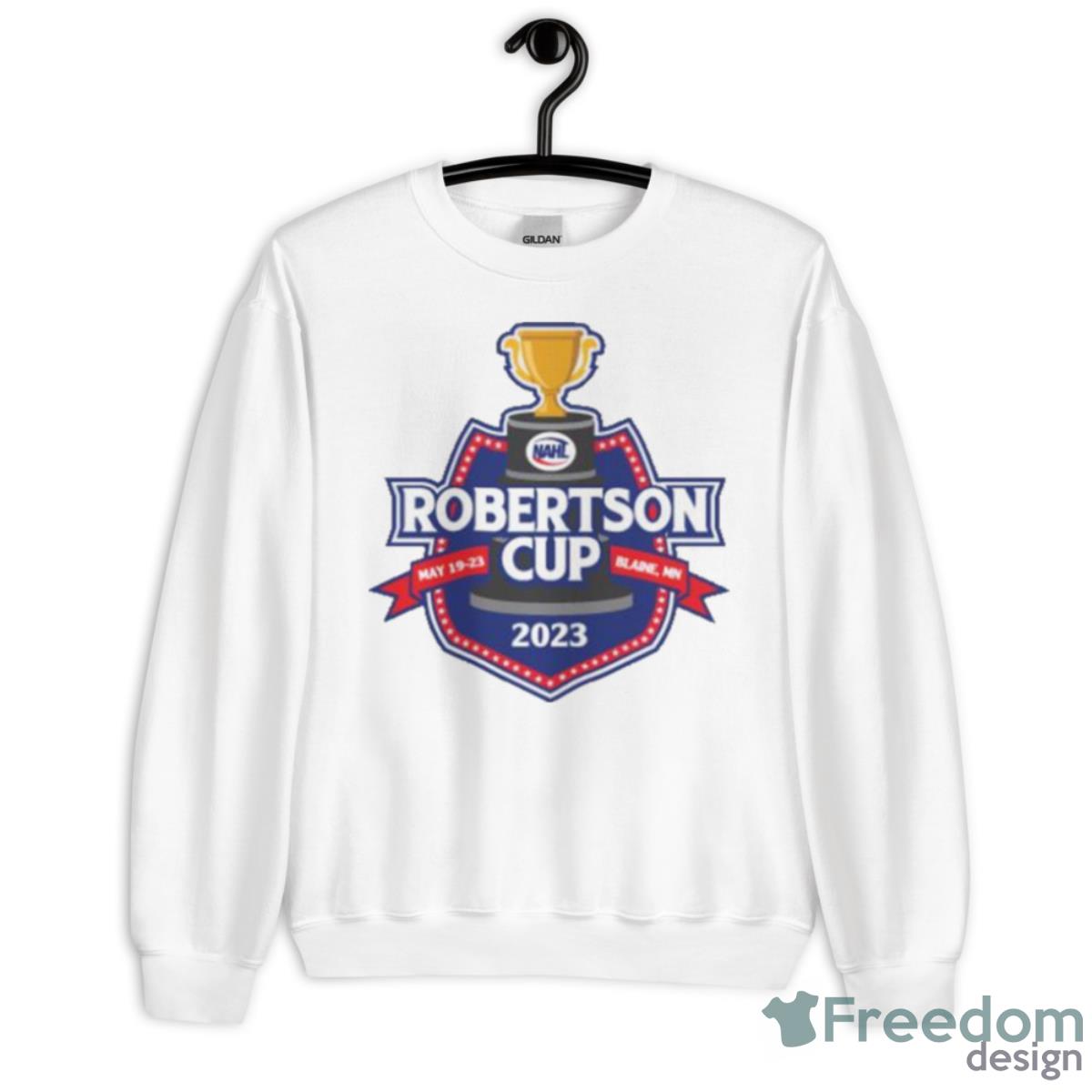 NAHL Announces Schedule For 2023 Robertson Cup Playoffs Shirt - Unisex Heavy Blend Crewneck Sweatshirt