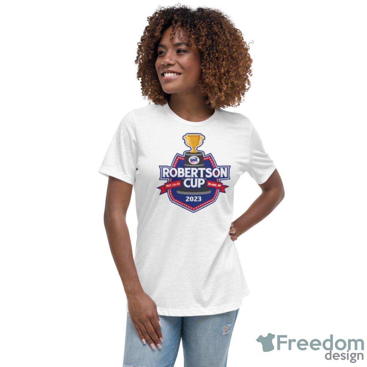 NAHL Announces Schedule For 2023 Robertson Cup Playoffs Shirt - Womens Relaxed Short Sleeve Jersey Tee NAHL Announces Schedule For 2023 Robertson Cup Playoffs Shirt - Womens Relaxed Short Sleeve Jersey Tee