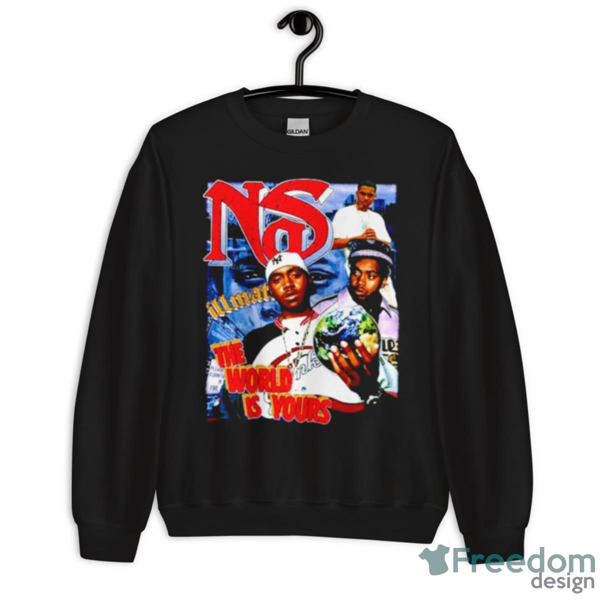 Nas Vs Jay Z Illmatic The World Is Yours Shirt - Unisex Crewneck Sweatshirt