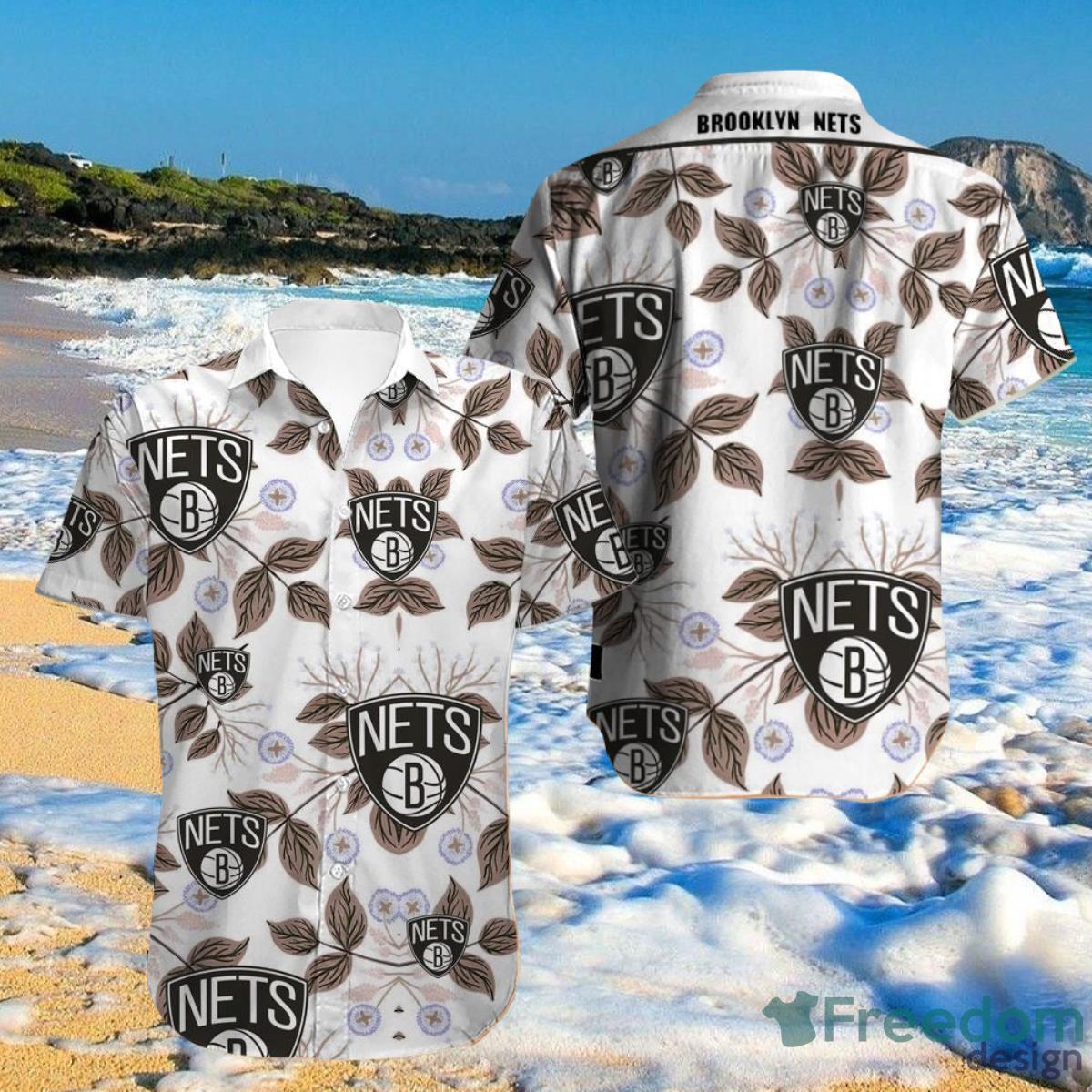 NBA Brooklyn Nets Hawaiian Shirt For Men And Women Product Photo 1