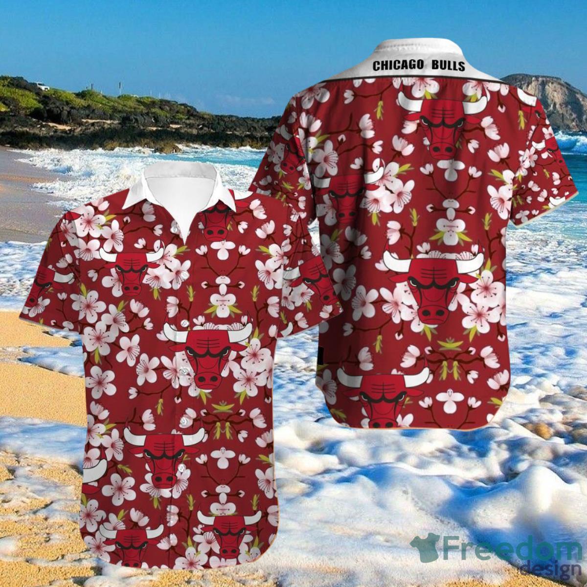 NBA Chicago Bulls Hawaiian Shirt For Men And Women Product Photo 1