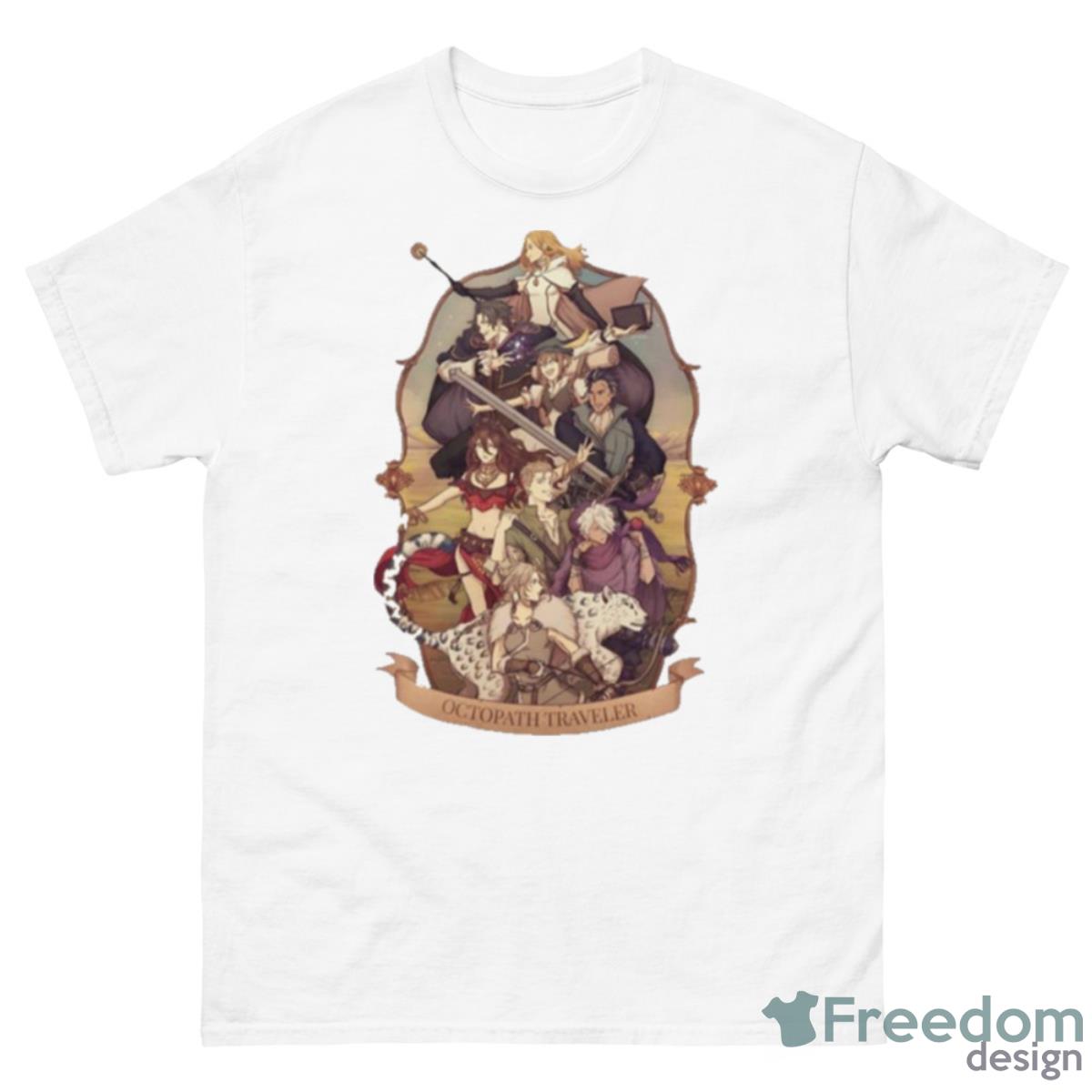 NBA Design Octopath Traveler Shirt - 500 Men’s Classic Tee Gildan