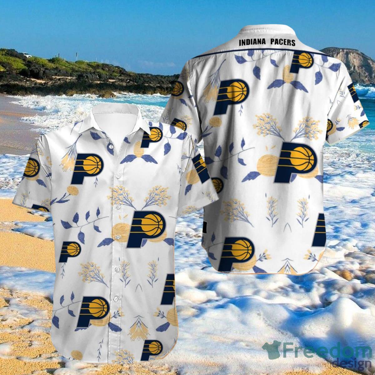 NBA Indiana Pacers Hawaiian Shirt For Men And Women Product Photo 1