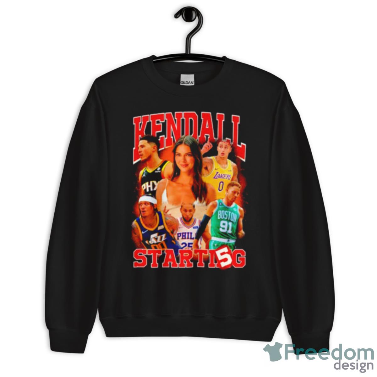 NBA Kendall Starting 5 Shirt - Unisex Crewneck Sweatshirt