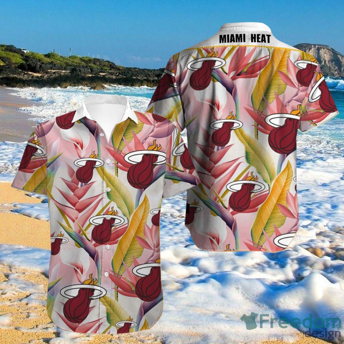 NBA Miami Heat Hawaiian Shirt For Men And Women Product Photo 1