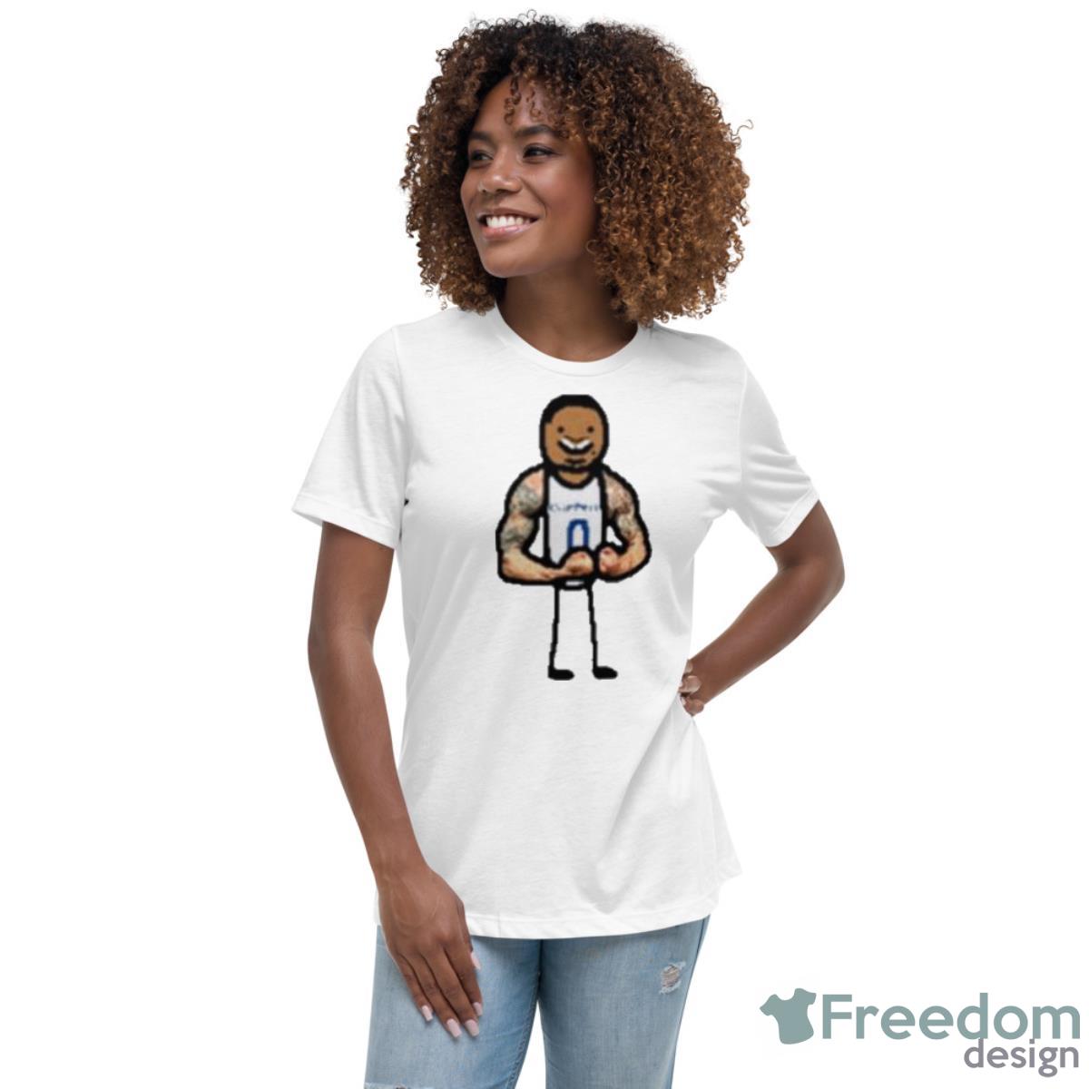Nba Paint Muscle Westbrook Shirt - Womens Relaxed Short Sleeve Jersey Tee Nba Paint Muscle Westbrook Shirt - Womens Relaxed Short Sleeve Jersey Tee