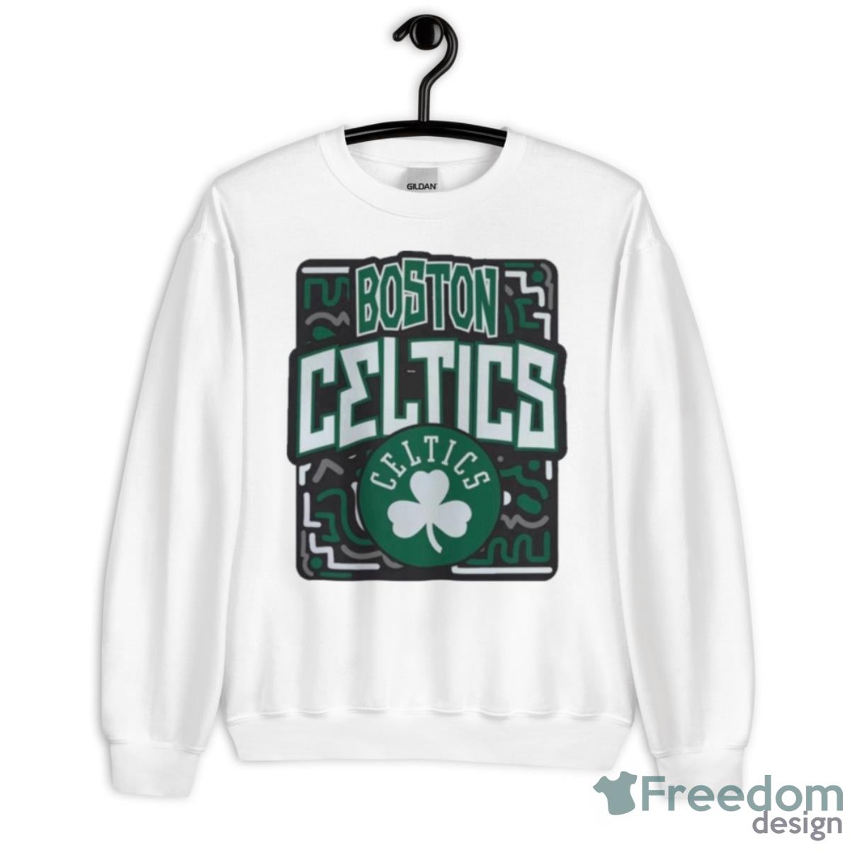 NBA Team Boston Celtics Tribe Vibe 2023 Shirt - Unisex Heavy Blend Crewneck Sweatshirt