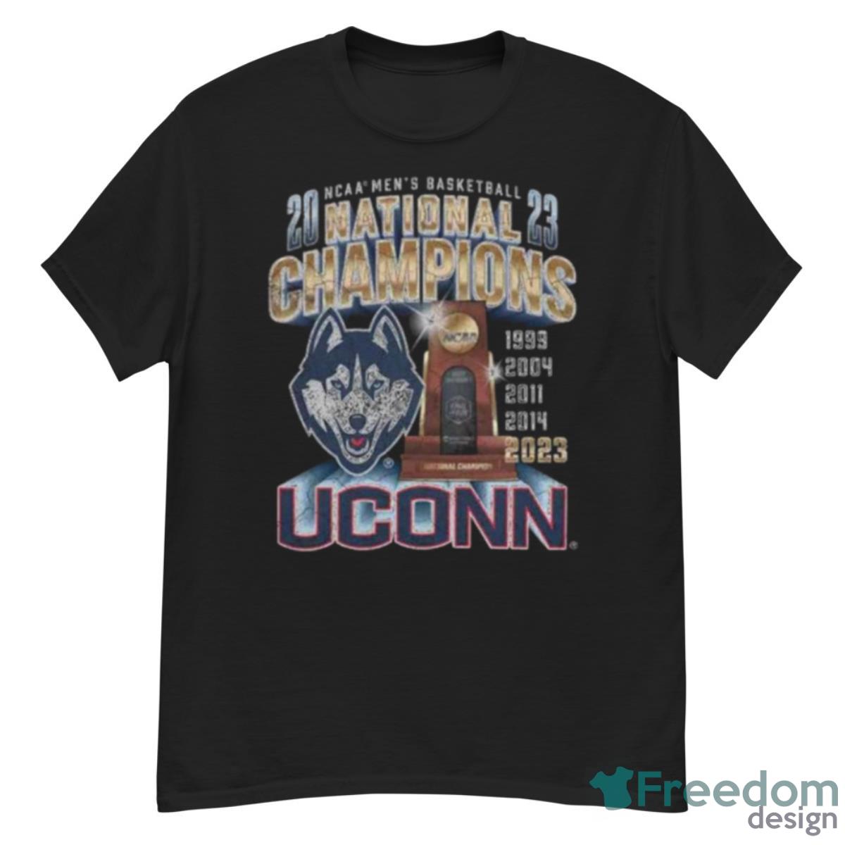 Ncaa Men’s Basketball 2023 National Champions Uconn Huskies Shirt - G500 Men’s Classic T-Shirt