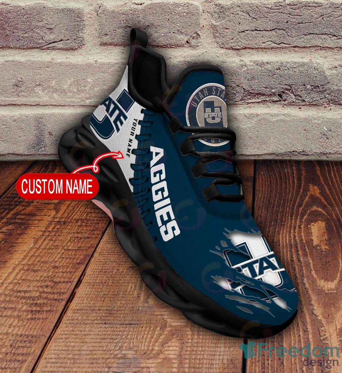 Trending] NCAA Utah State Aggies Custom Nike Air Force Sneakers