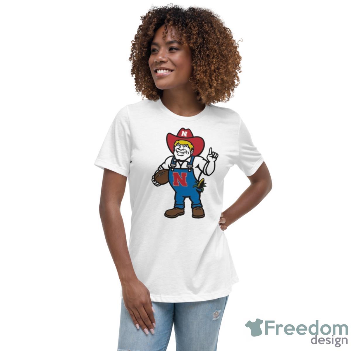 Nebraska Huskers Herbie Mark Mascot 2023 Shirt - Womens Relaxed Short Sleeve Jersey Tee Nebraska Huskers Herbie Mark Mascot 2023 Shirt - Womens Relaxed Short Sleeve Jersey Tee