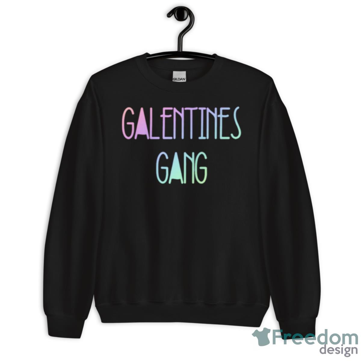 Neon Logo Galentis Gang Shirt - Unisex Crewneck Sweatshirt Neon Logo Galentis Gang Shirt - Unisex Crewneck Sweatshirt