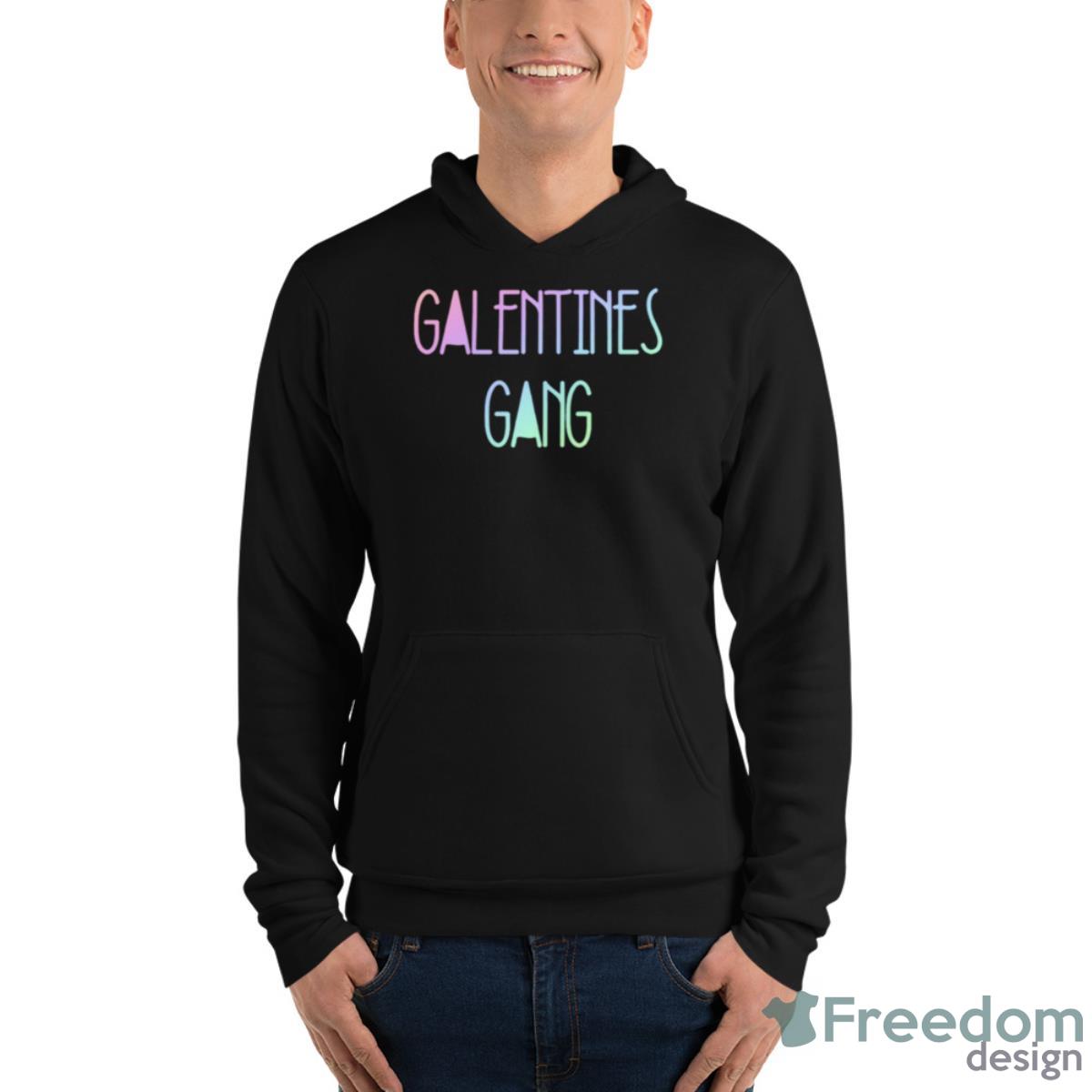 Neon Logo Galentis Gang Shirt image Neon Logo Galentis Gang Shirt - Unisex Fleece Pullover Hoodie