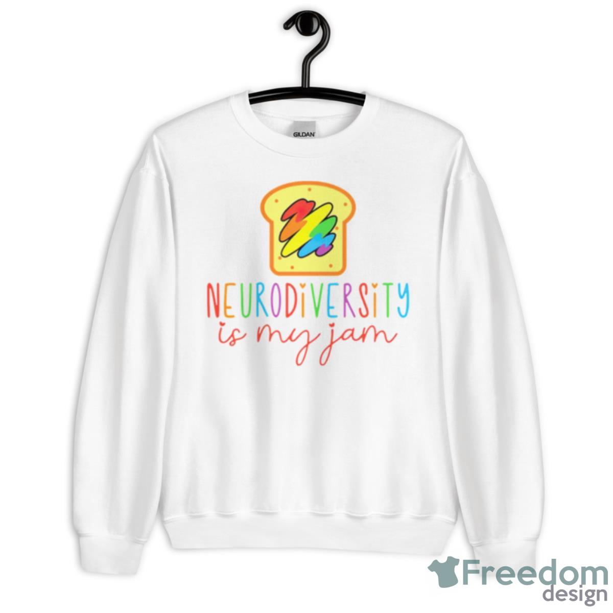 Neurodiversity Is My Jam Autism Acceptance Shirt - Unisex Heavy Blend Crewneck Sweatshirt