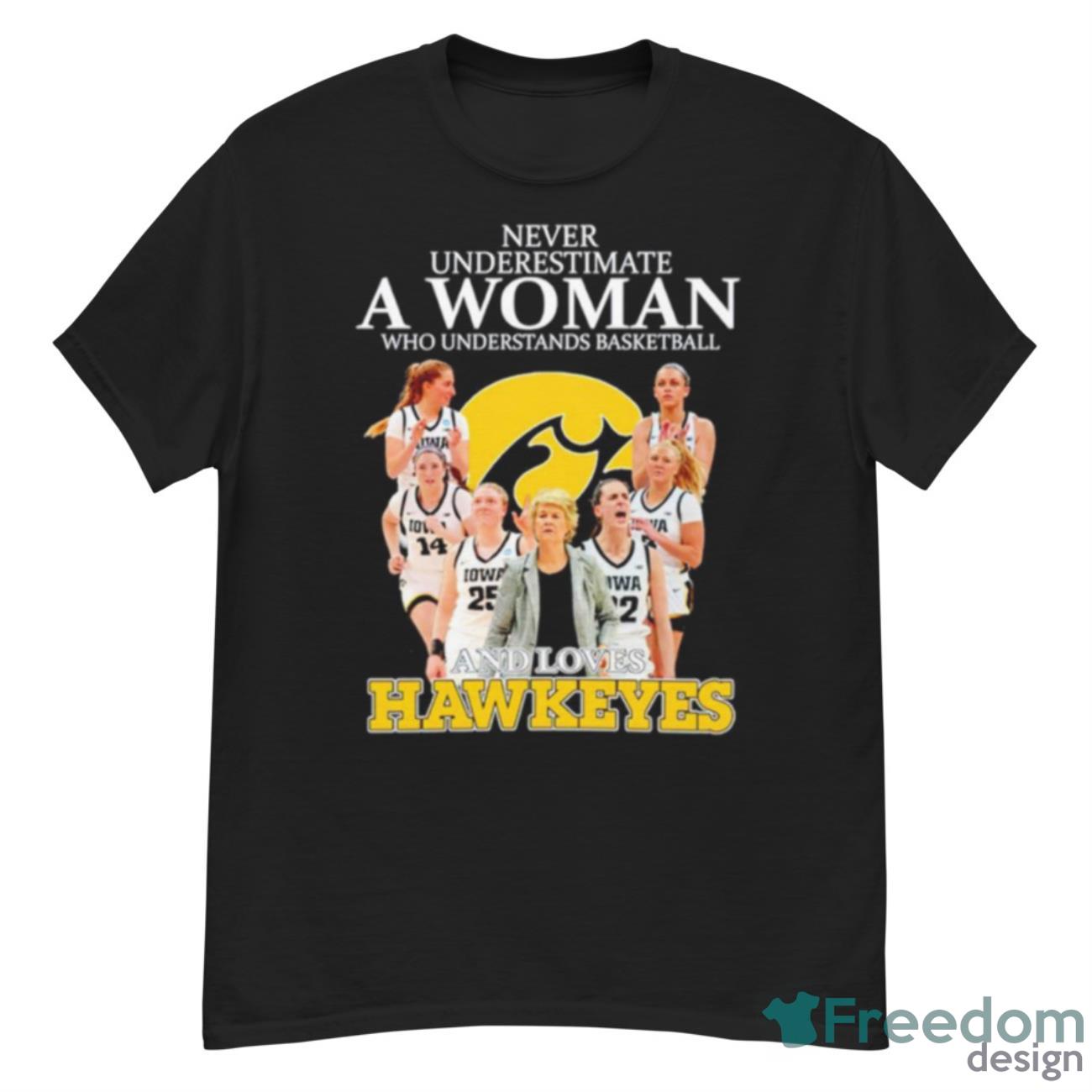 Never Underestimate Who Understands Basketball And Love IOWA Hawkeyes Shirt - G500 Men’s Classic T-Shirt