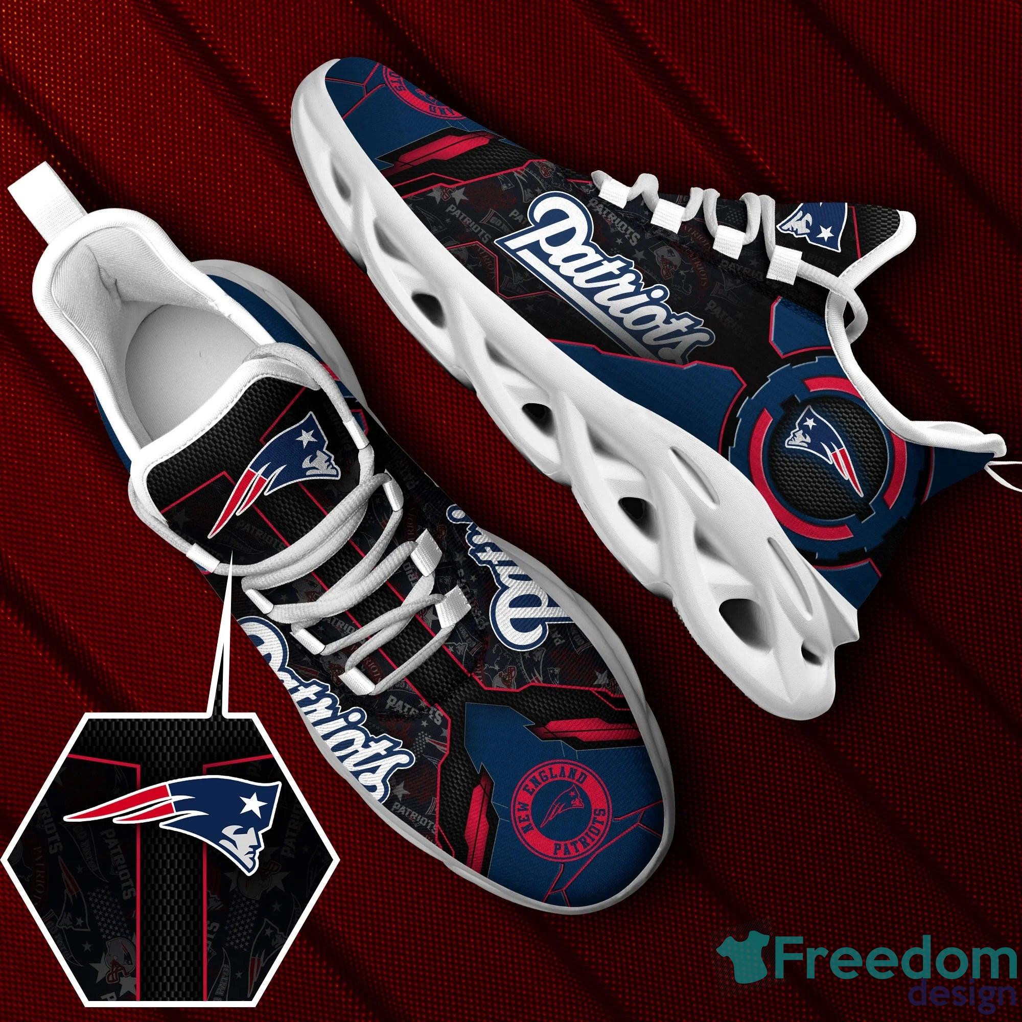 New England Patriots 3D Max Soul Running Shoes For Fan Product Photo 2