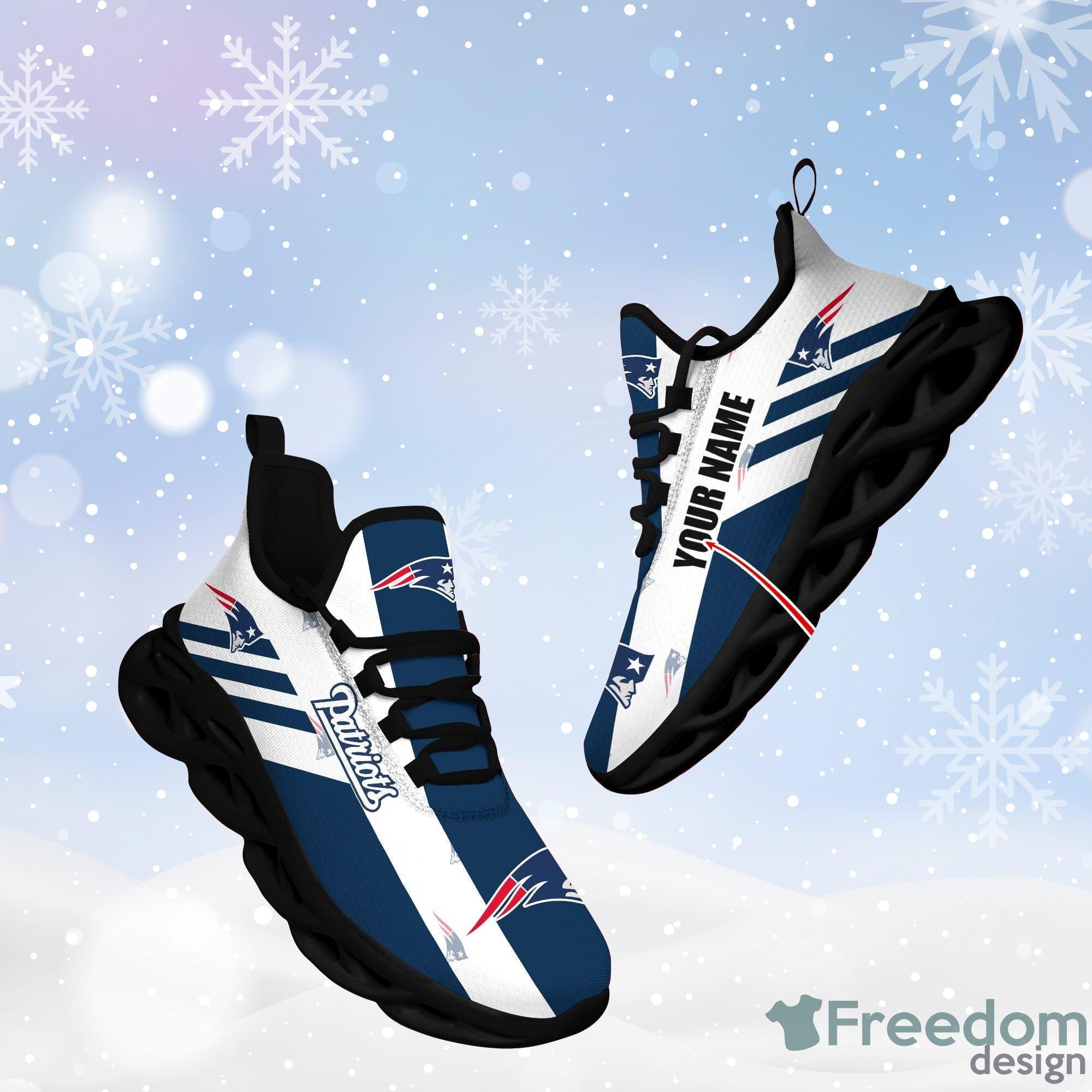 New England Patriots Max Soul Running Shoes Personalized Product Photo 2