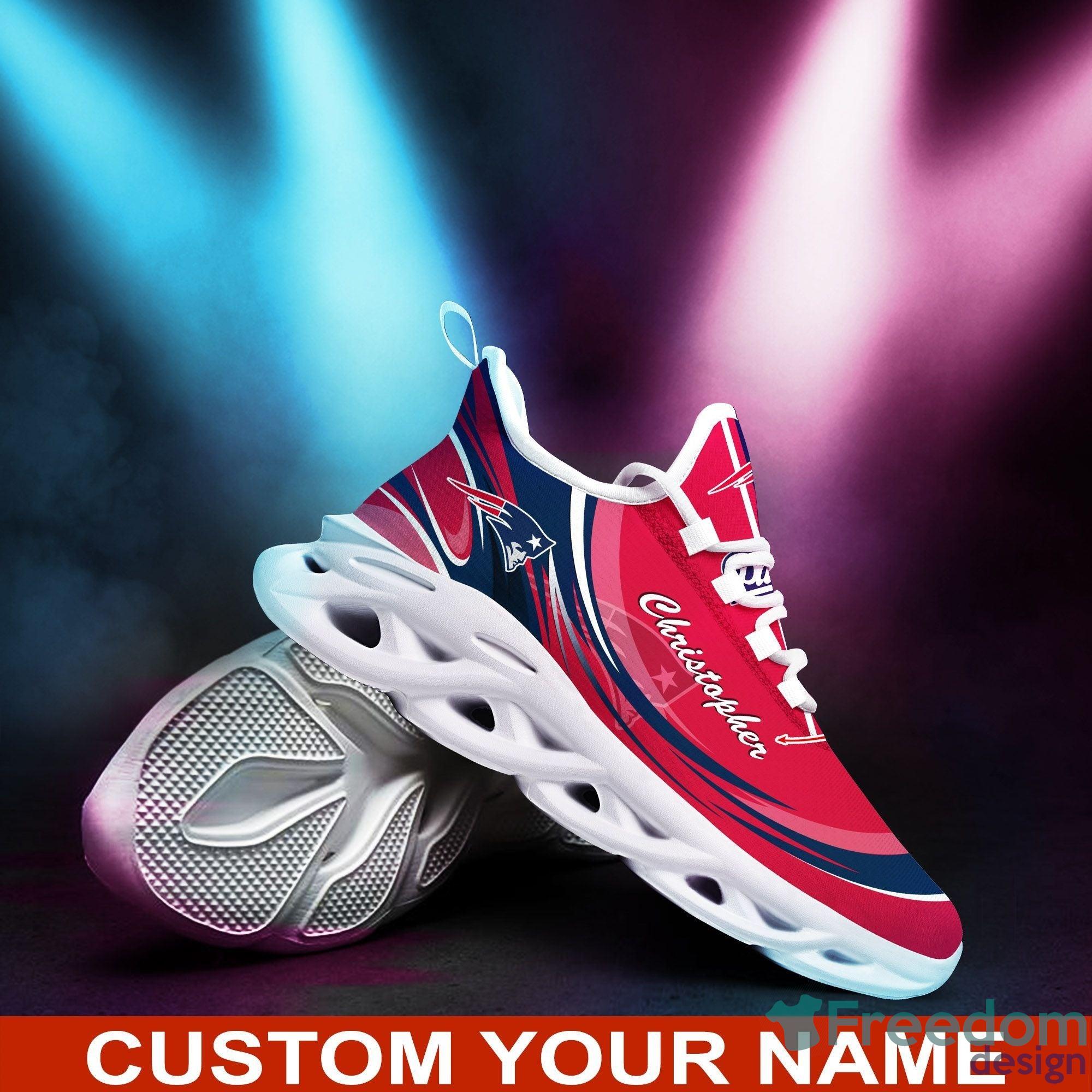 New England Patriots Max Soul Running Shoes Personalized For Man And Women Product Photo 1