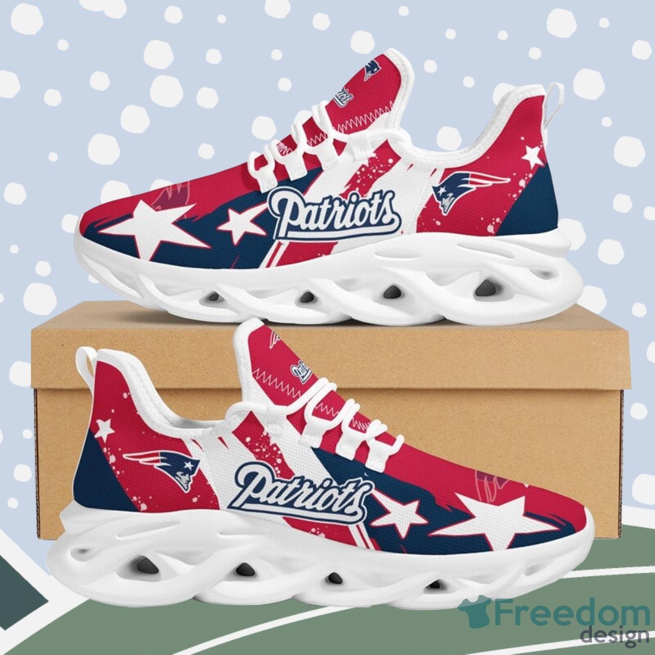 New England Patriots Max Soul Sneakers Running Shoes NFL Gifts Product Photo 2