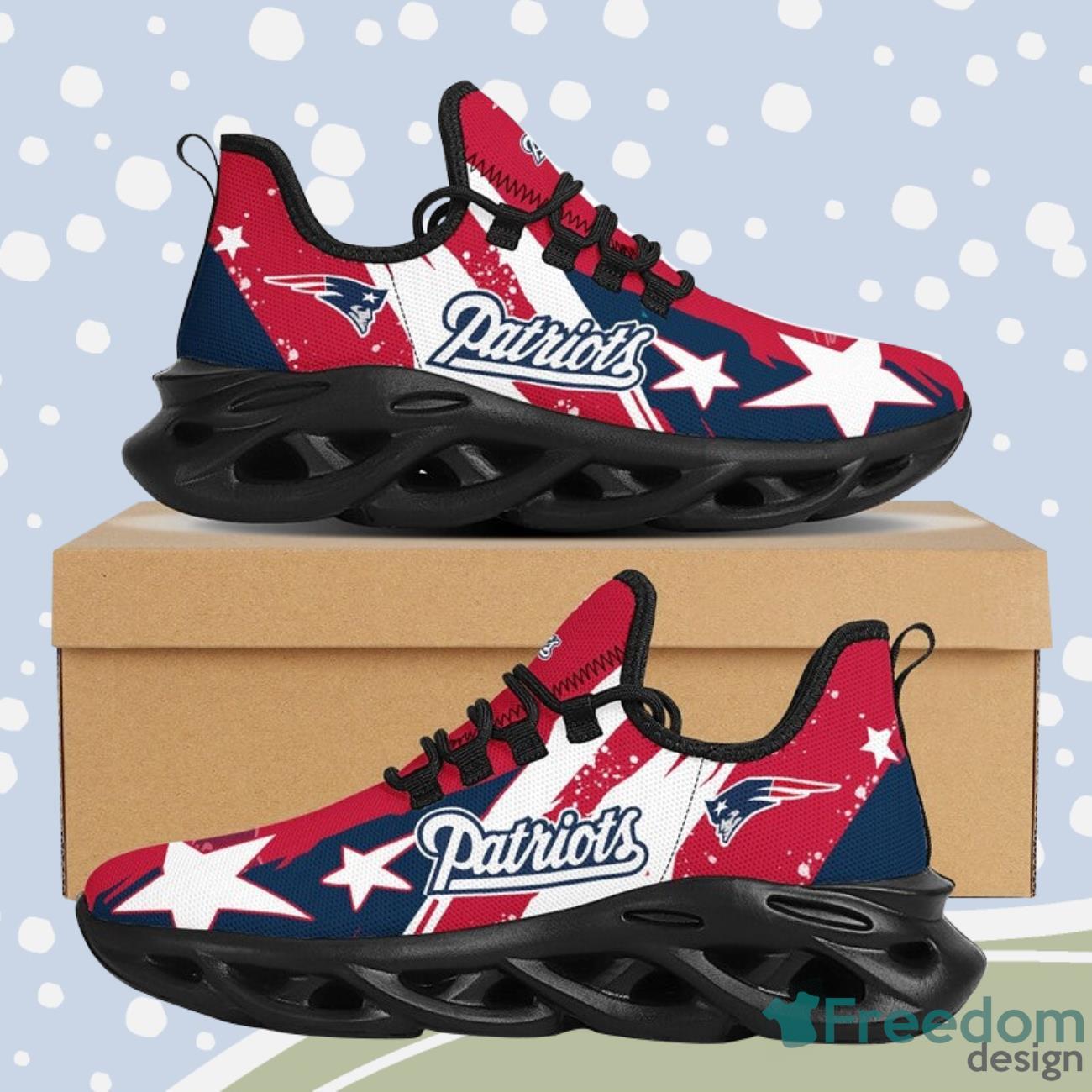 New England Patriots Max Soul Sneakers Running Shoes NFL Gifts Product Photo 1