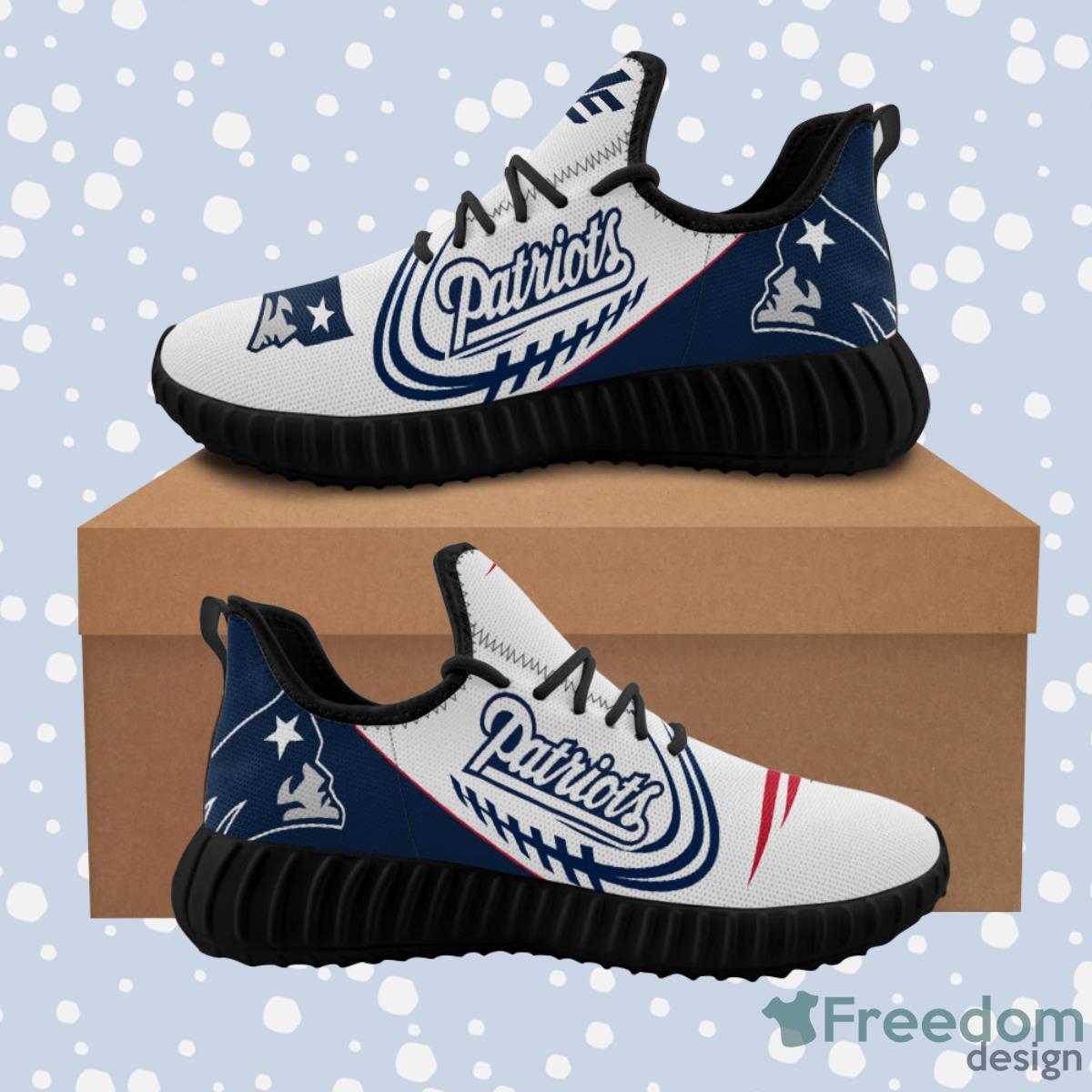 New England Patriots Sneakers Big Logo Reze Shoes Product Photo 1