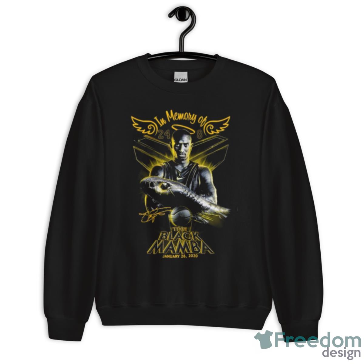 NEW Inmemory Of The Black Mamba 24 8 Kobe Bryant Shirt - Unisex Crewneck Sweatshirt