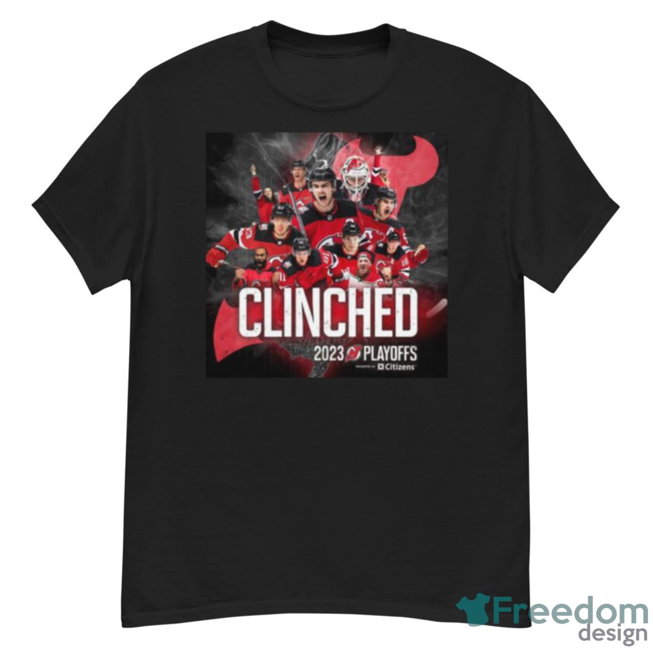 New Jersey Devils 2023 Stanley Cup Playoffs Clinched Shirt - G500 Men’s Classic T-Shirt