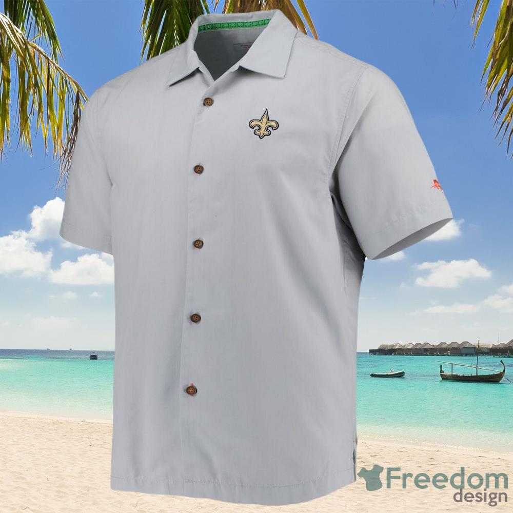 new orleans saints men's button down shirt