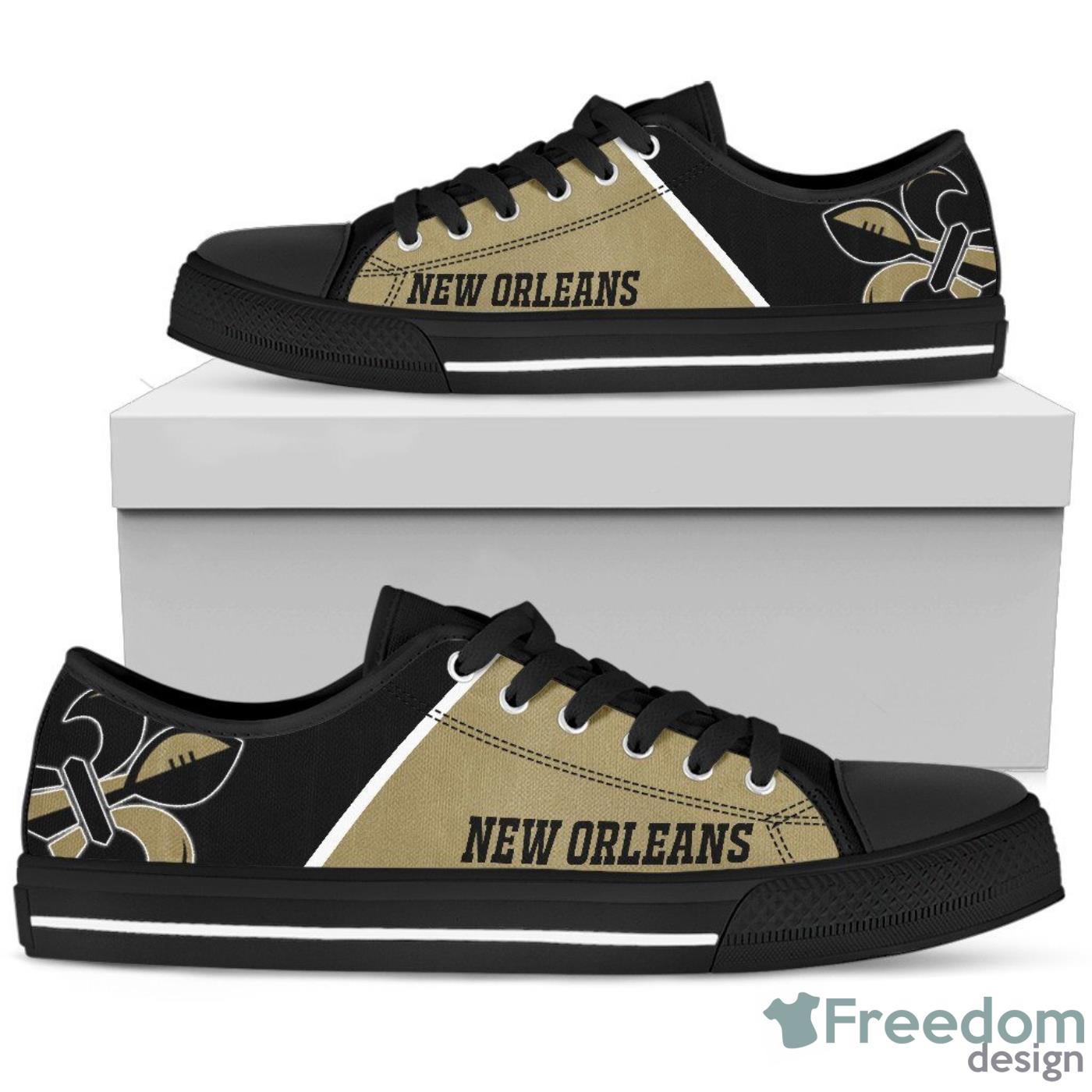 New Orleans Saints Low Top Canvas Shoes For Men And Women Product Photo 1