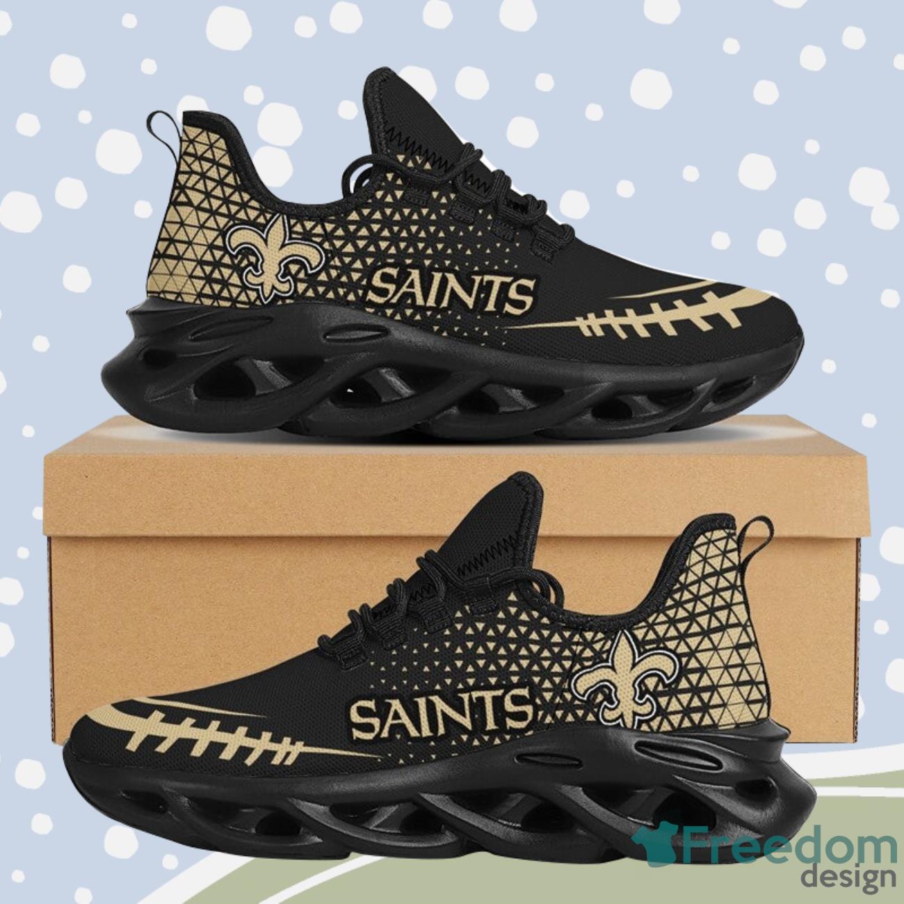 New Orleans Saints Max Soul Sneakers Running Shoes NFL Gifts Product Photo 1