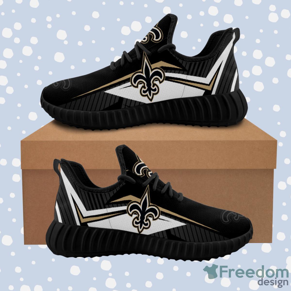 New Orleans Saints Running Shoes Custom Reze Shoes Product Photo 2