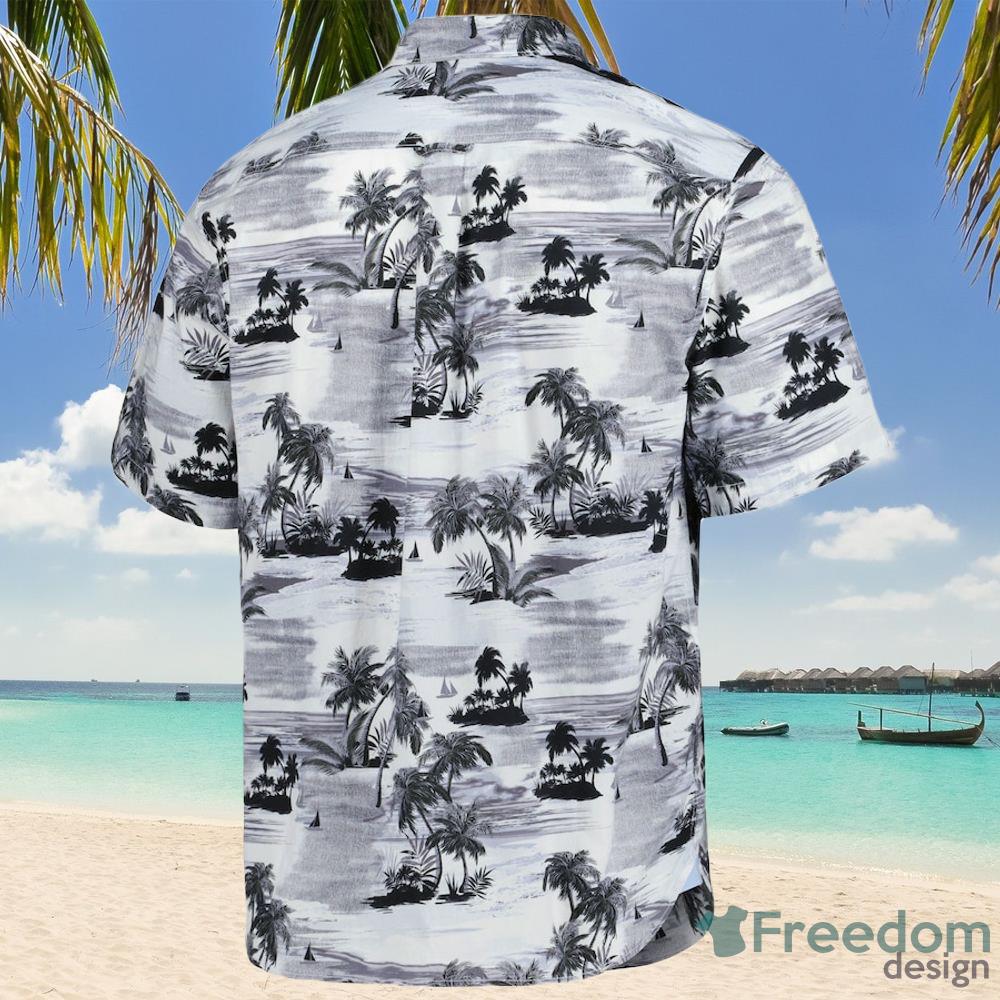 HOT New Orleans Saints Tropical Horizons Black Button-Up Shirt