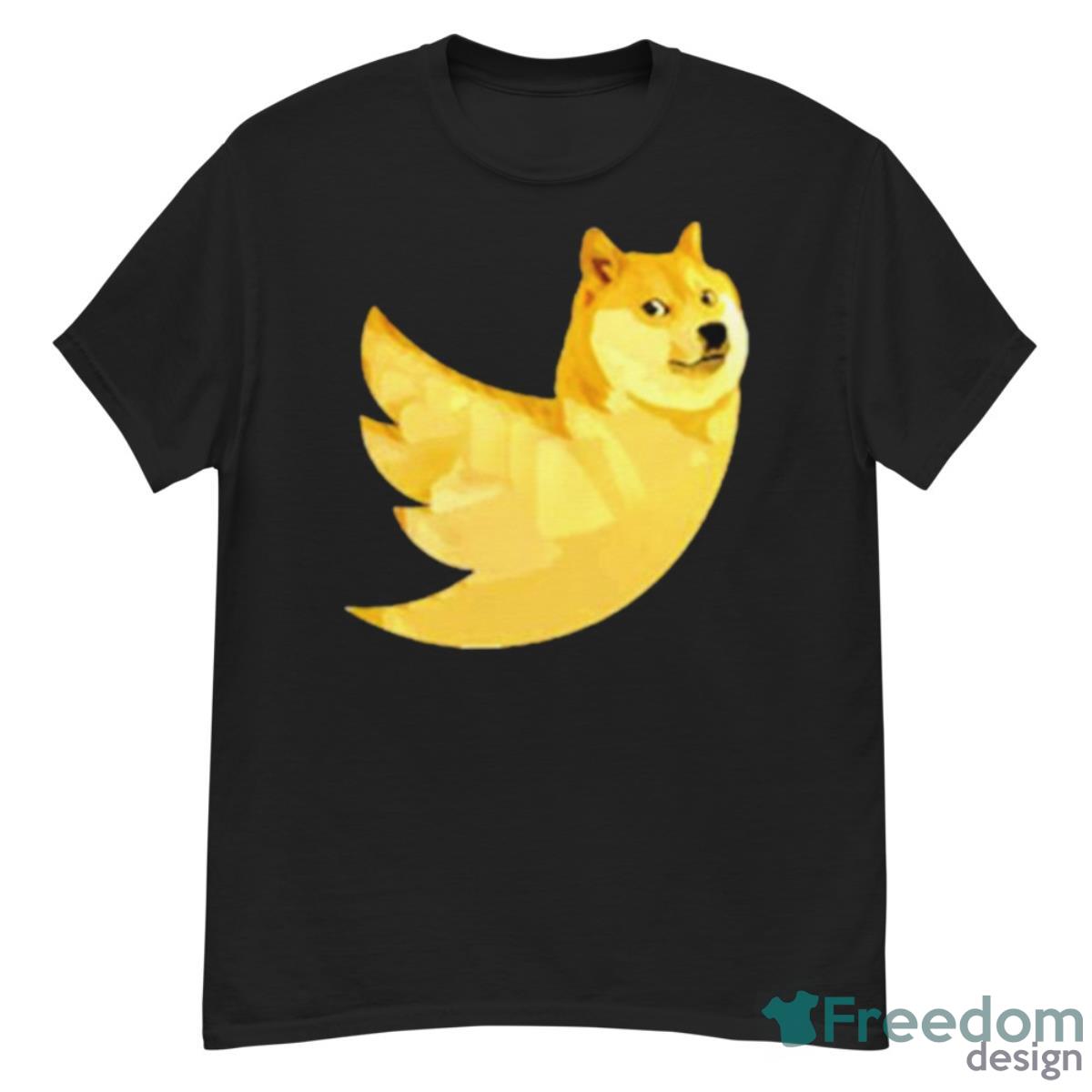 New Twitter Logo Dogecoin Elonmusk Shirt - G500 Men’s Classic T-Shirt