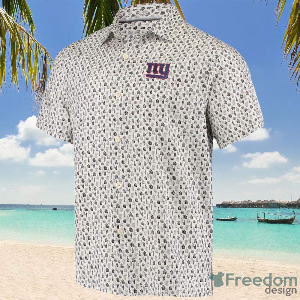 New York Giants Short Sleeve Button Up Tropical Aloha Hawaiian Shirts Shirt  Hawaiian Shirt Set For Men… in 2023