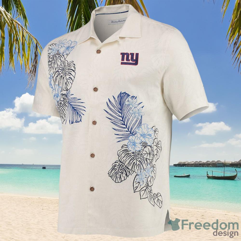 New York Giants Thematic Button-Up Funny Hawaiian Shirts