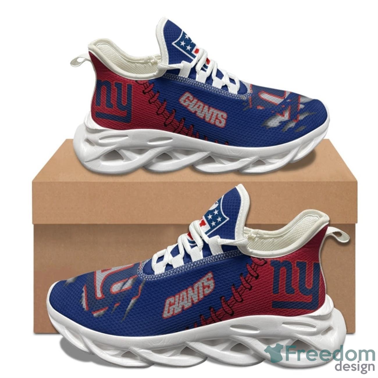 New York Giants NFL Max Soul Sneakers Running Shoes Product Photo 2