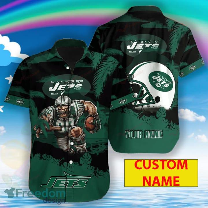 New York Jets Mascot Personalized Name 3D All Over Print Shirt For Fans