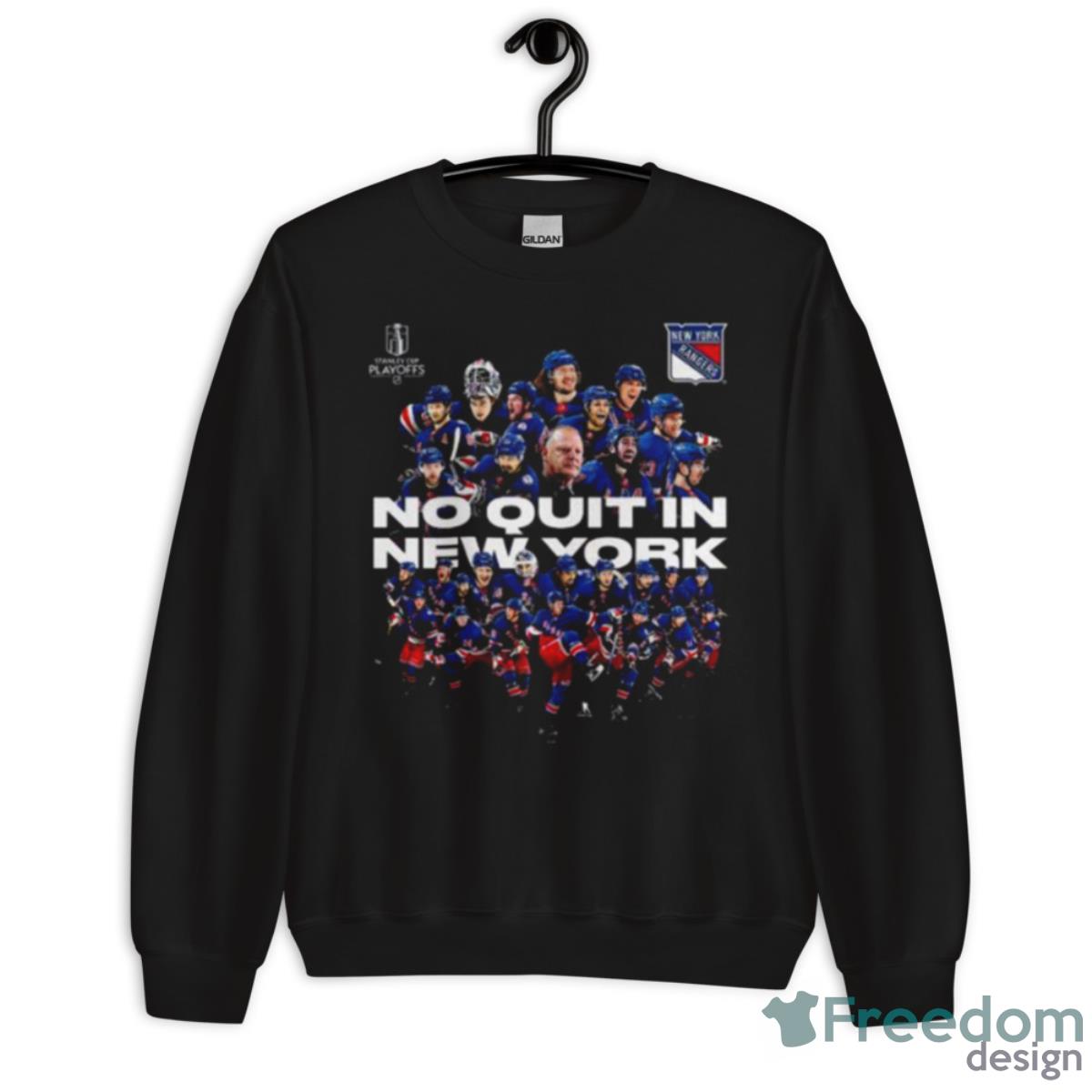 New York Rangers All Team Stanley Cup Playoff 2023 Shirt - Unisex Crewneck Sweatshirt