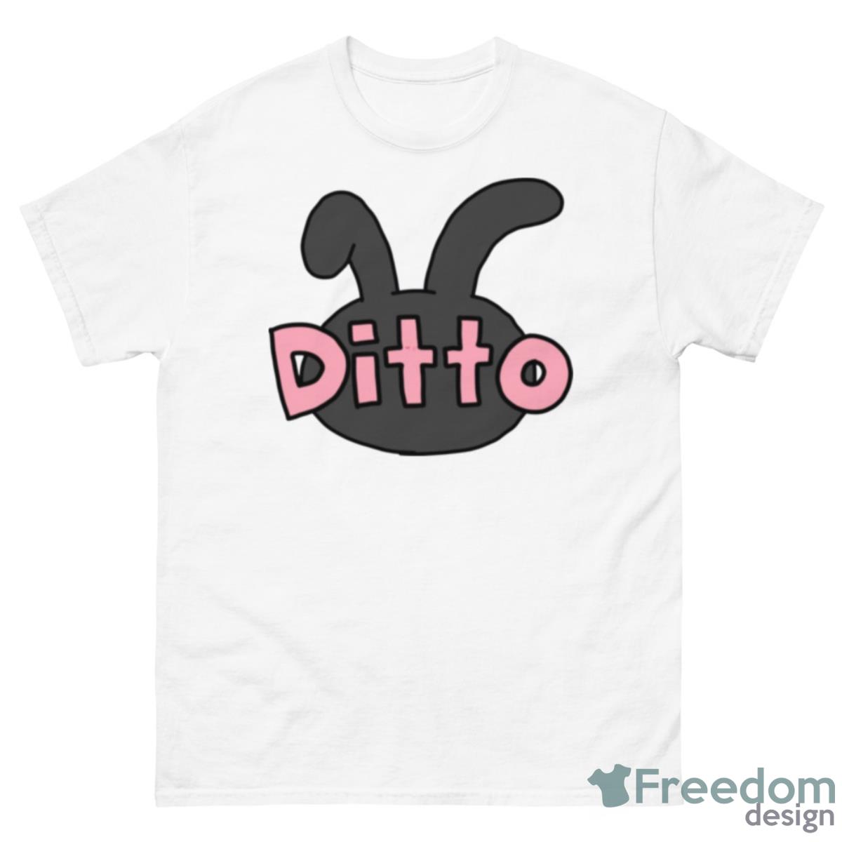Newjeans Ditto Black Bunny Shirt - 500 Men’s Classic Tee Gildan