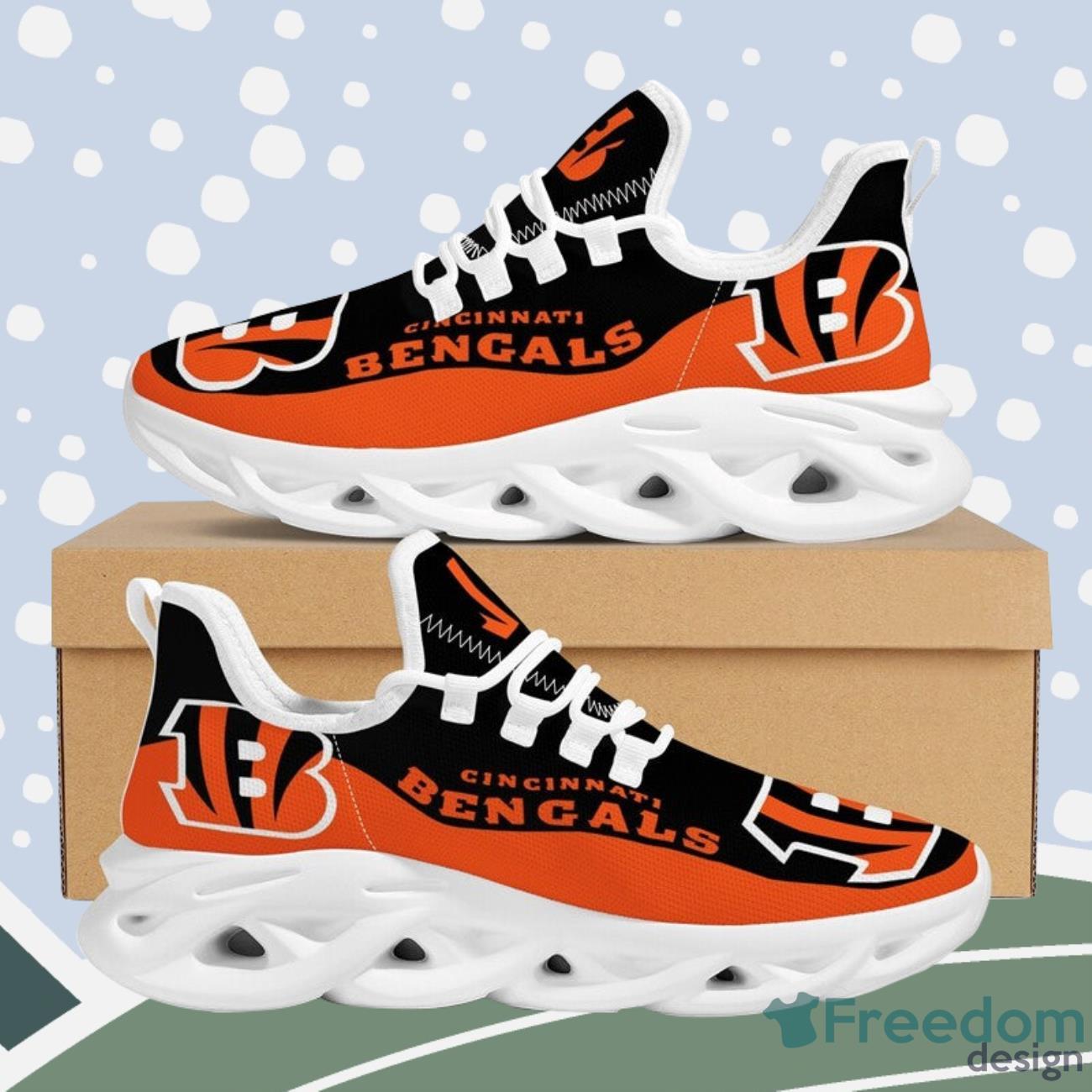 NFL Cincinnati Bengals Max Soul Running Shoes Sneakers Product Photo 2