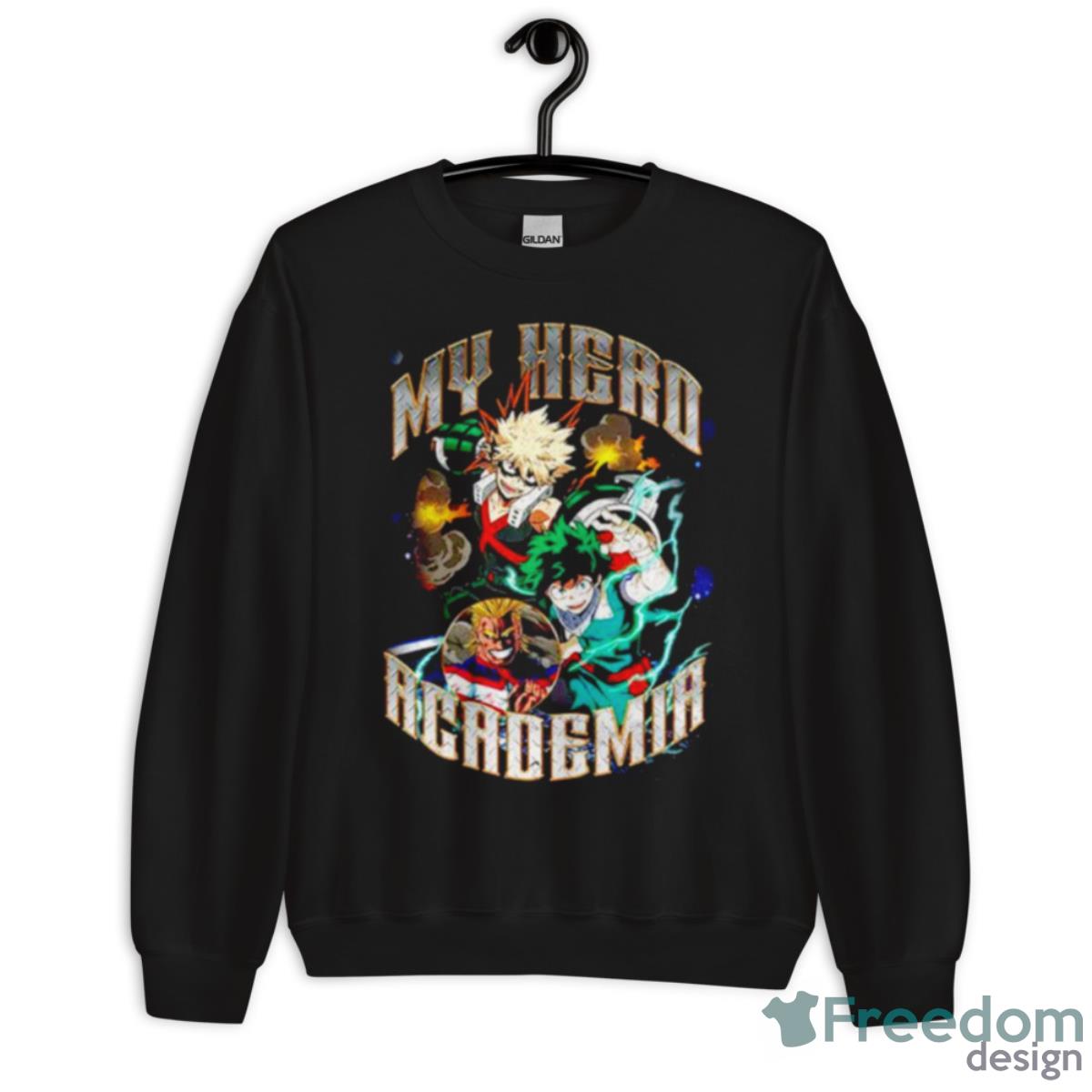 NFL My Hero Academia Shirt - Unisex Crewneck Sweatshirt