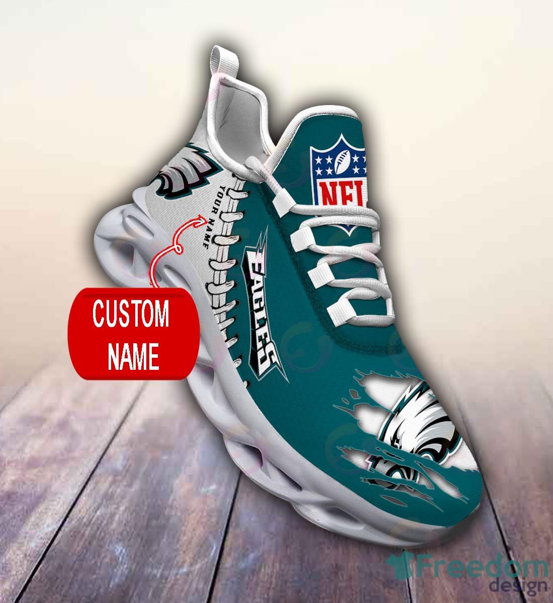 BEST NFL Philadelphia Eagles Max Soul Sneaker Custom Name