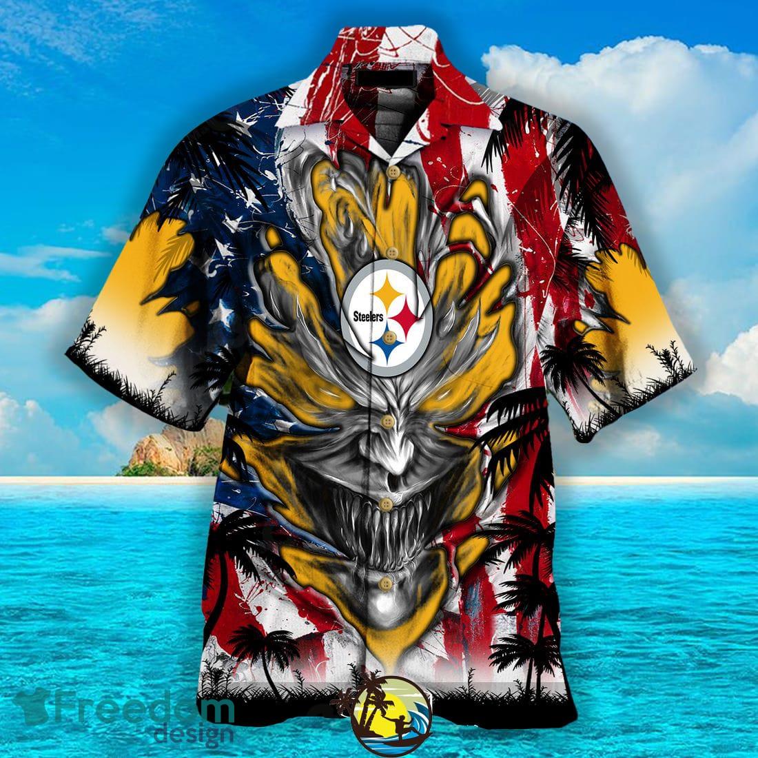 San Francisco 49ers Hawaiian Shirt Graphic American Flag Gift